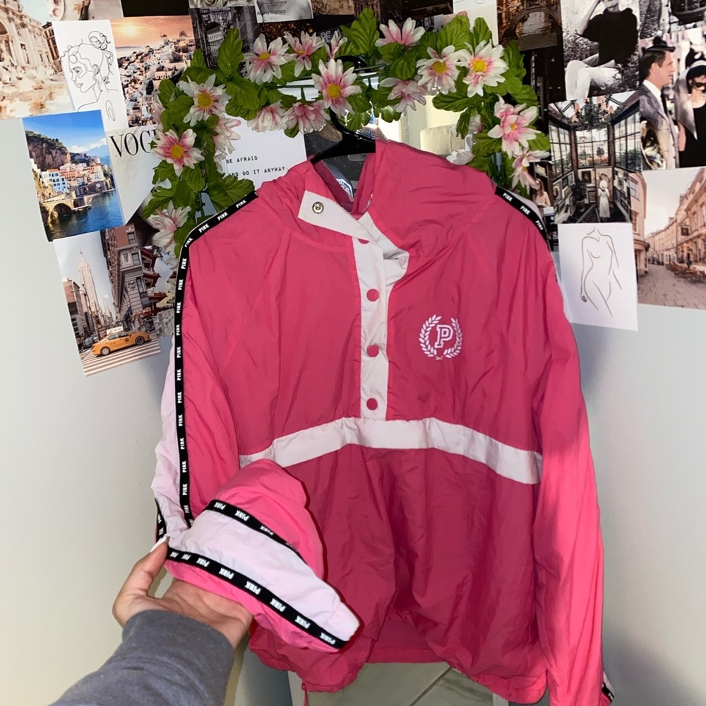 Pink windbreaker